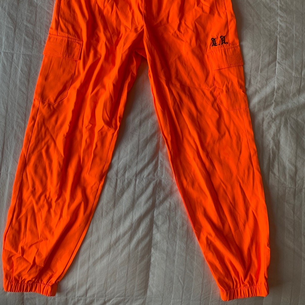 Neon orange jogger